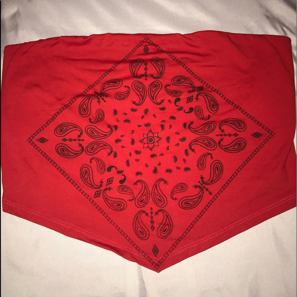 Bandana Tube Top